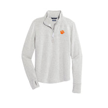 Clemson Vineyard Vines Women's Dreamcloth Shep Shirt - LT GREY