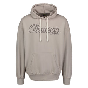 Clemson Vintage Fleece Hoodie - OATMEAL
