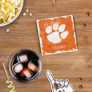 Clemson Watercolor Coaster