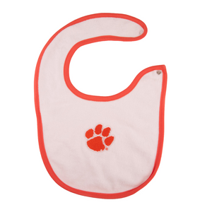 Clemson White Juice Bib - WHITE