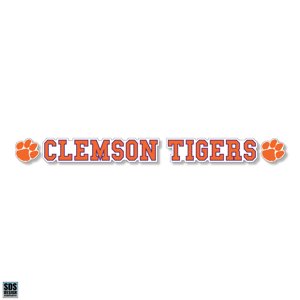 Clemson Window Decal