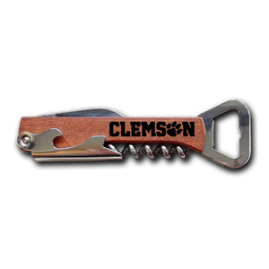 Clemson Wine Key Bottle Opener