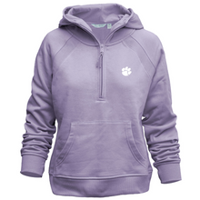 Clemson Women’s Asana Half-Zip Hoodie - LT PURPLE