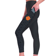 Clemson Women's Assembly Leggings - BLACK