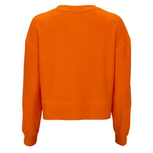 Clemson Women’s Boxy Corded Crew - ORANGE