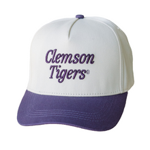 Clemson Women's Canvas Five-Panel Cap - PURPLE