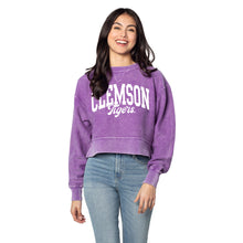 Clemson Women's Corded Boxy Pullover