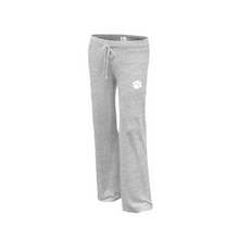 Clemson Women's Cuddle Wide Leg Pant - DK GREY