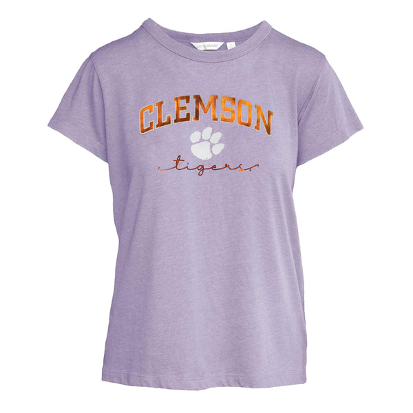 Clemson Women’s Darby Tee - LT PURPLE