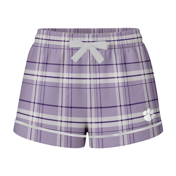 Clemson Women's Flannel Shorts