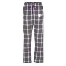 Clemson Women's Haley Flannel Pants - LT GREY