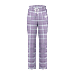 Clemson Women's Haley Flannel Pants - LT PURPLE