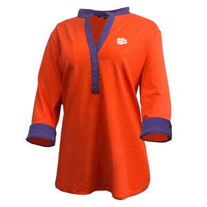 Clemson Women's Houghton Top - ORANGE