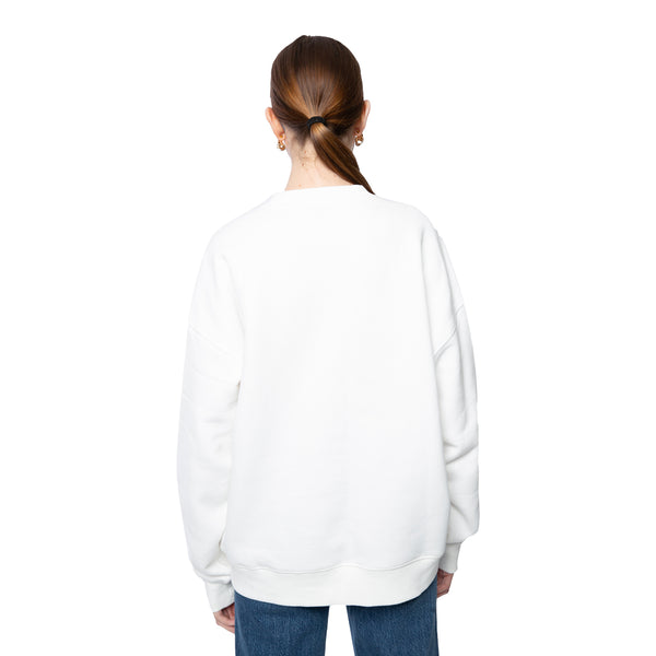 Clemson Women's Hype and Vice Classic Era Old Main Crewneck - WHITE