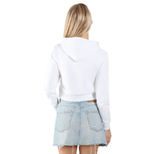 Clemson Women's Hype and Vice Mia Cropped Full-Zip Sweat Jacket - WHITE