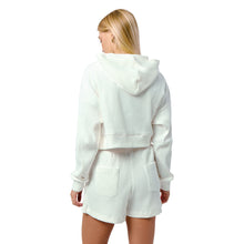 Clemson Women's Hype and Vice Warm-Up Cropped Hoodie - WHITE