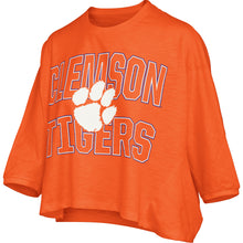 Clemson Pressbox Women’s Maxima Ascher 3/4 Sleeve Top