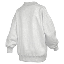 Clemson Women's Pressbox Bingo Reversible Mock Neck Sweatshirt - LT GREY