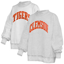 Clemson Women's Pressbox Bingo Reversible Mock Neck Sweatshirt