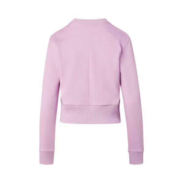 Clemson Women's Romi Ribbed Crew - LT PURPLE