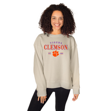 Clemson Women’s Sunset Pullover - LT GREY