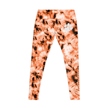 Clemson Women's Tie Dye Leggings - ORANGE