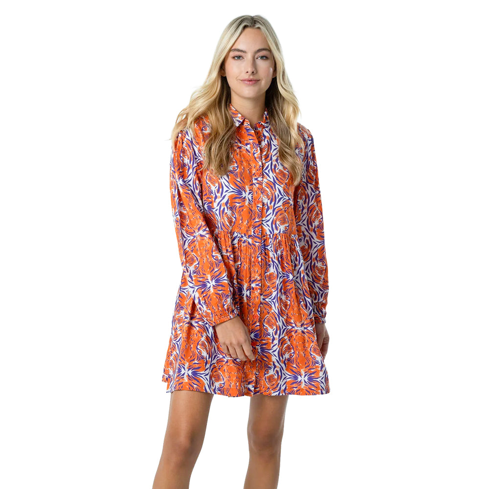 Clemson Women's Tiger Face Frenchie Dress