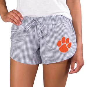 Clemson Women's Tradition Sleep Short - LT GREY