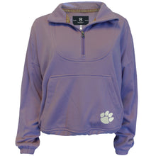 Clemson Women's Vintage Pocket Quarter Zip