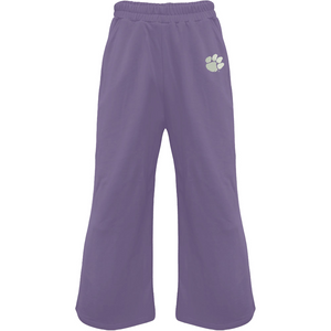 Clemson Women’s Vintage Wide-Leg Pant - PURPLE