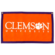 Clemson Wool Banner