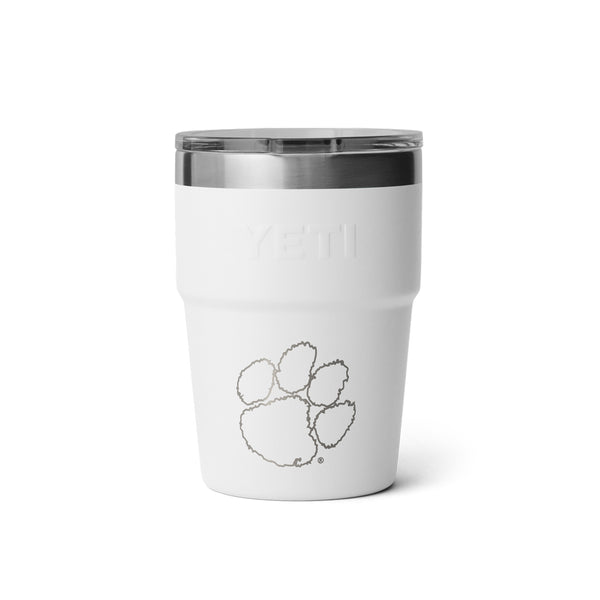 Clemson Yeti 16oz Stackable Cup - WHITE