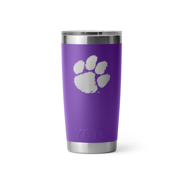 Clemson Yeti 20oz Team Color Rambler Tumbler - PURPLE