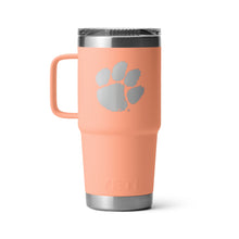 Clemson Yeti 20oz Travel Mug - LT ORANGE