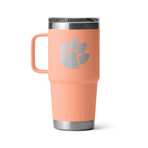 Clemson Yeti 20oz Travel Mug - LT ORANGE
