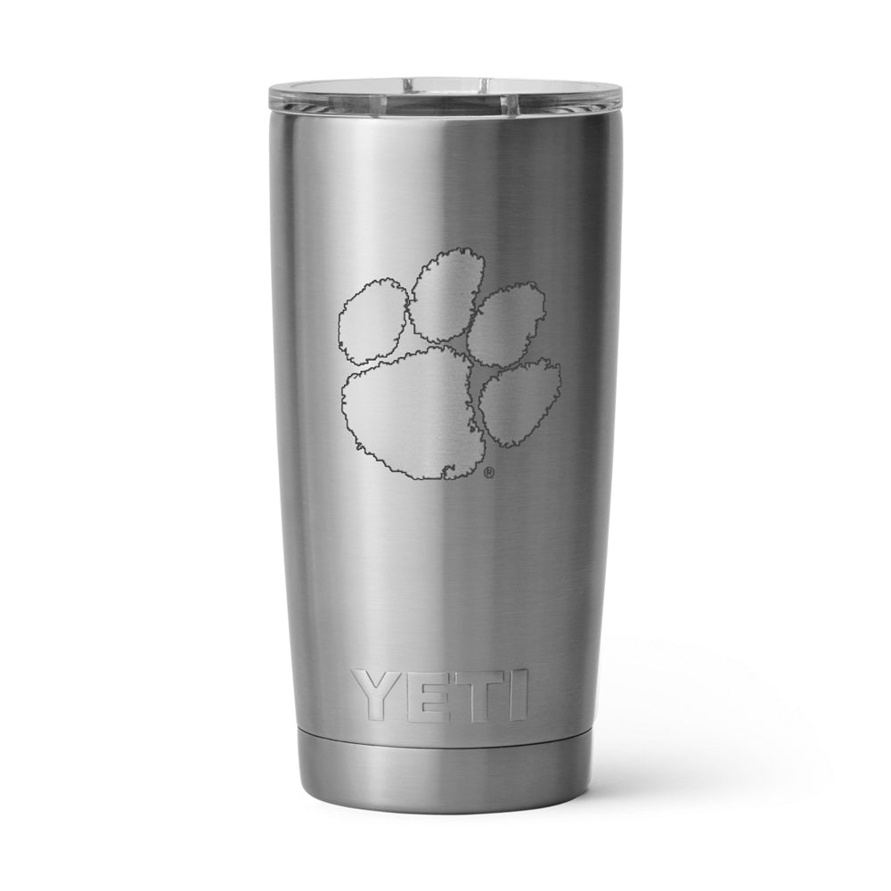 Clemson Yeti 20oz Tumbler - SILVER