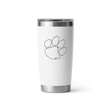 Clemson Yeti 20oz Tumbler - WHITE