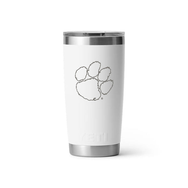 Clemson Yeti 20oz Tumbler - WHITE