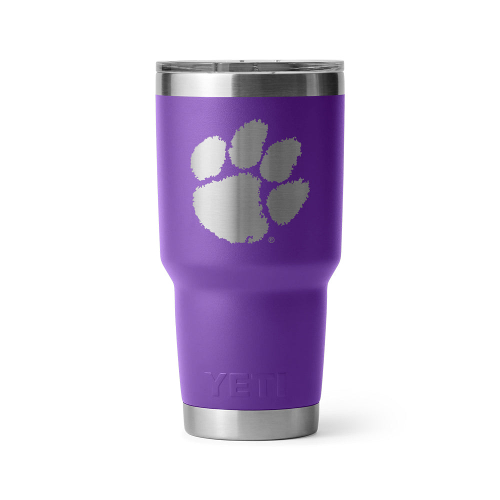Clemson Yeti 30oz Team Color Rambler Tumbler - PURPLE