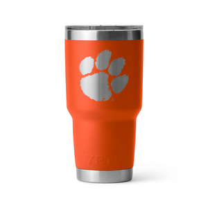 Clemson Yeti 30oz Team Color Rambler - ORANGE
