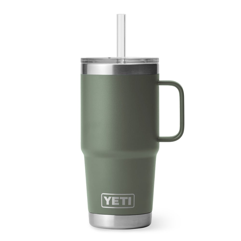 Clemson Yeti Rambler Straw Mug - OLIVE GREEN