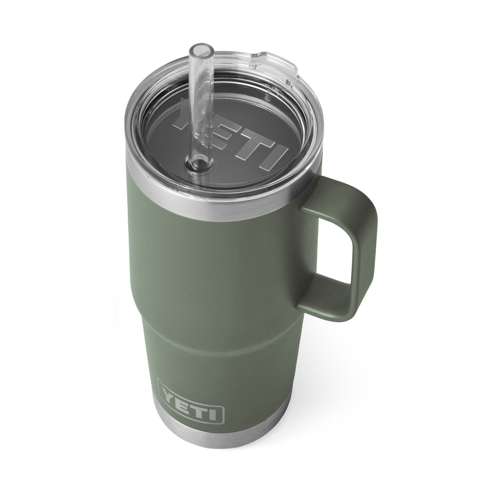 Clemson Yeti Rambler Straw Mug - OLIVE GREEN