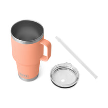 Clemson Yeti Rambler Straw Mug - LT ORANGE
