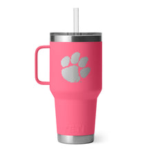 Clemson Yeti Rambler Straw Mug - PINK