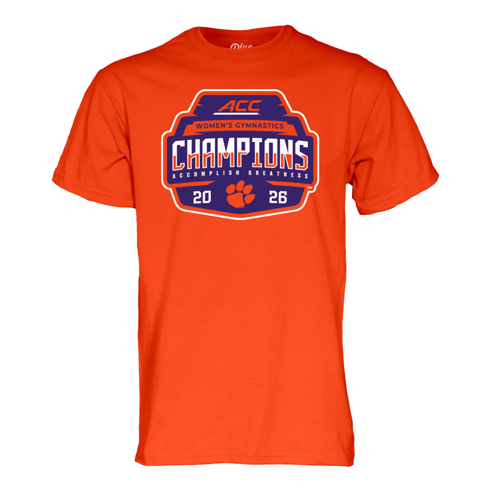 Clemson Youth 2026 ACC Champions Gymnastics Locker Room Tee