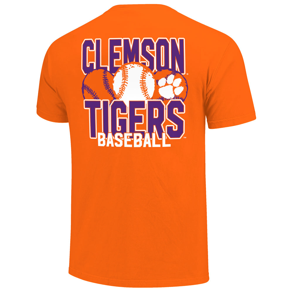 Clemson Youth Baseball Stack Tee - ORANGE