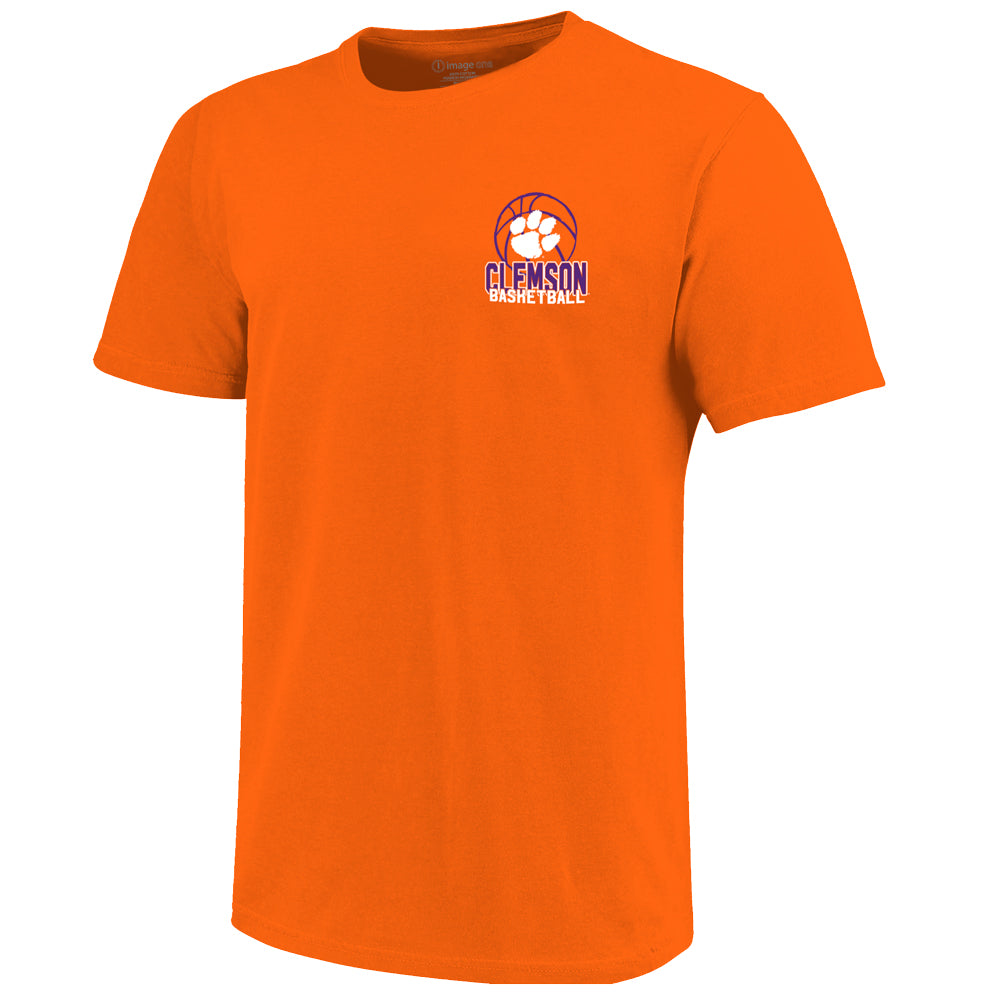 Clemson Youth Basketball Stack Tee - ORANGE
