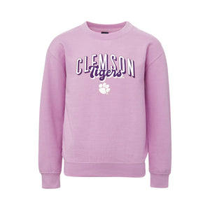 Clemson Youth Buddy Crew - LT PURPLE