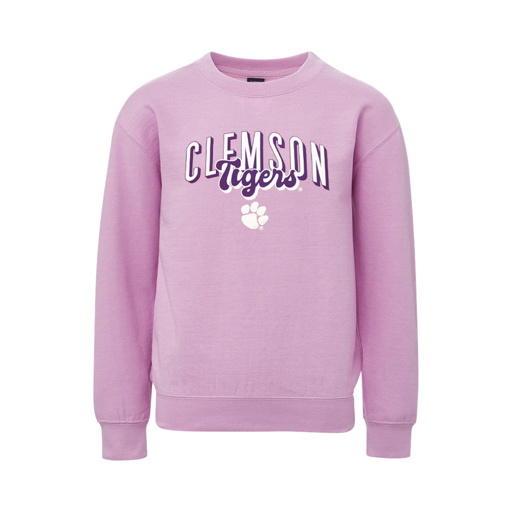 Clemson Youth Buddy Crew - LT PURPLE