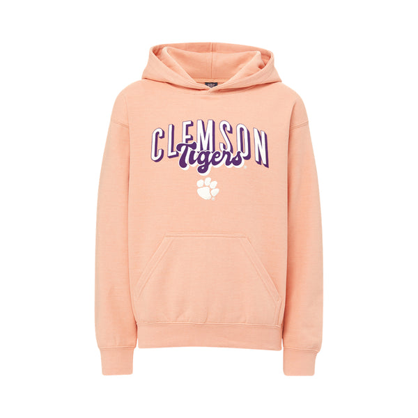 Clemson Youth Buddy Hoodie - LT ORANGE